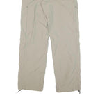 SCHOFFEL Mens Regular Beige Polyester Blend Zip Trousers W29 L30 Outdoor Casual