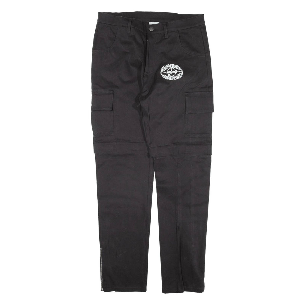 KOMMA Cargo Womens Trousers Black Slim Tapered W31 L29