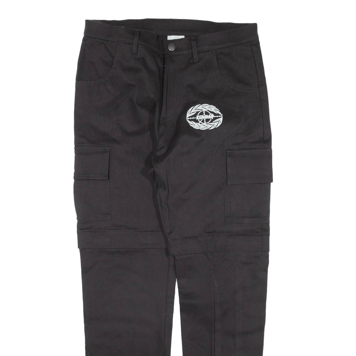 KOMMA Cargo Womens Trousers Black Slim Tapered W31 L29