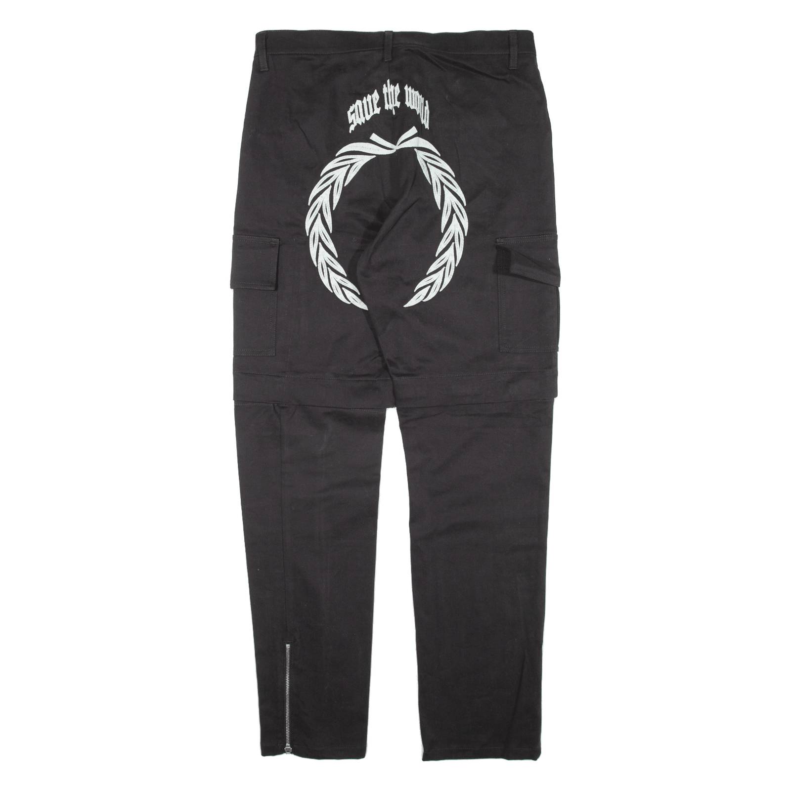 KOMMA Cargo Womens Trousers Black Slim Tapered W31 L29