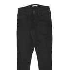 LEVI'S Womens Slim Black Denim Slim Skinny Jeans Cotton Blend W26 L28