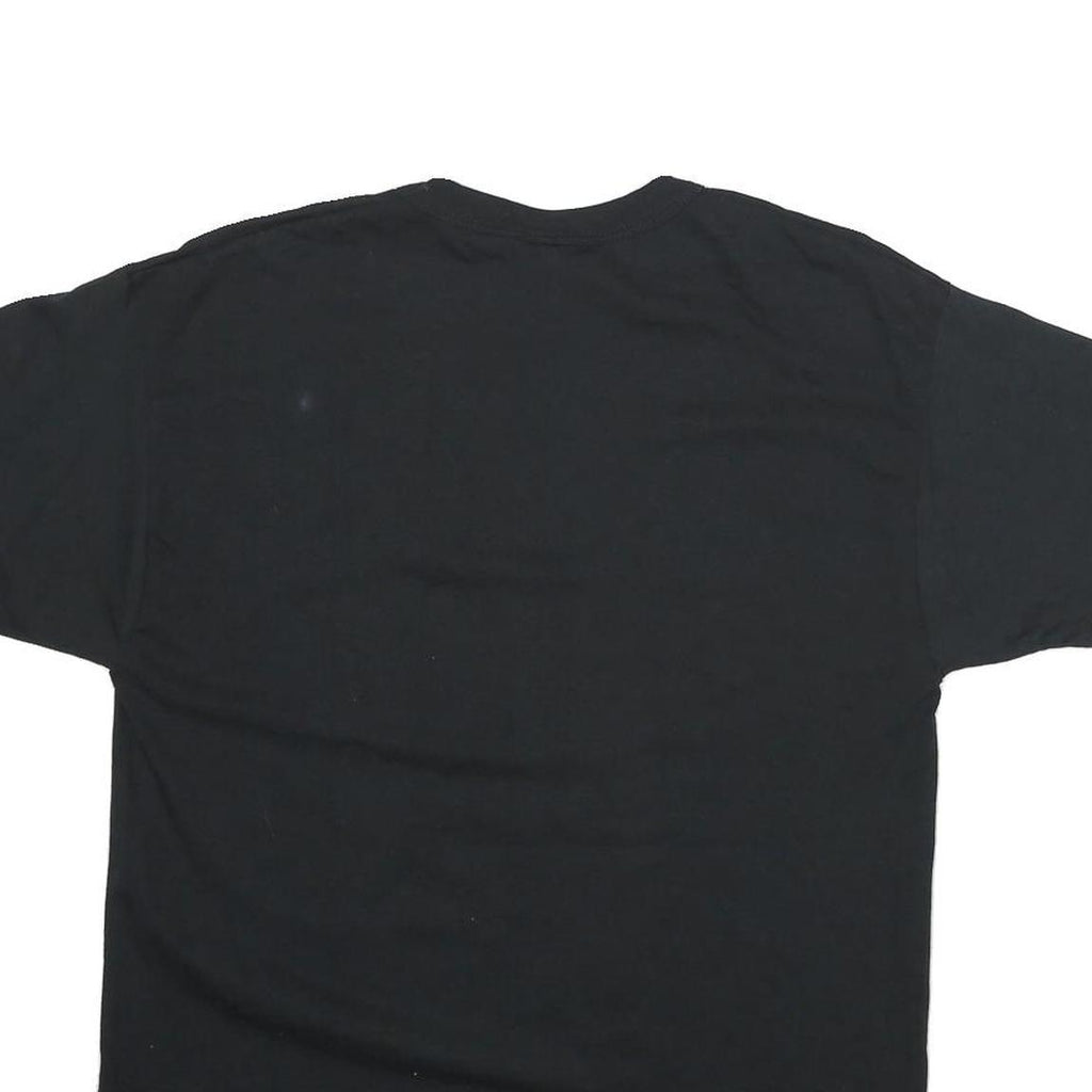 RUSSELL ATHLETIC Mens Black Marian Catholic Spartans Graphic T-Shirt M Short