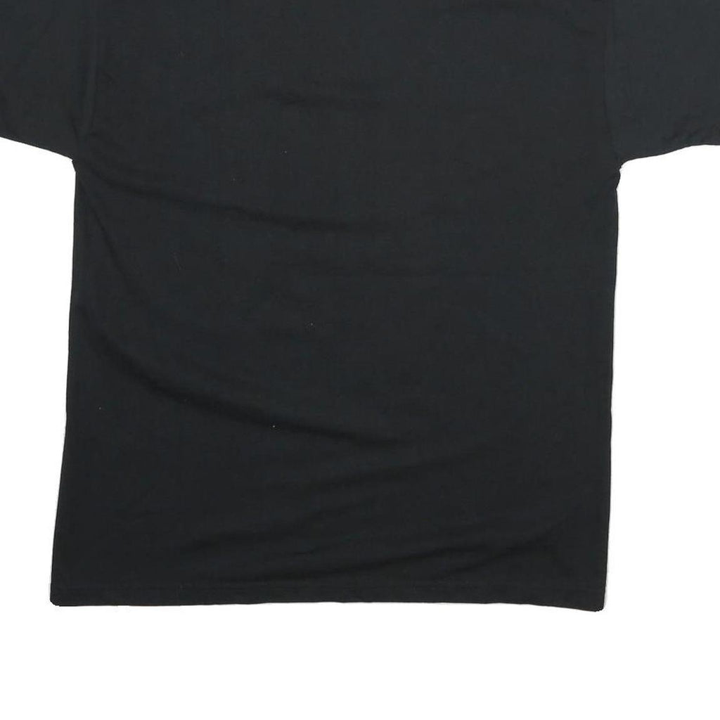 RUSSELL ATHLETIC Mens Black Marian Catholic Spartans Graphic T-Shirt M Short