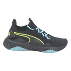 PUMA Defy Womens Sneaker Trainers Black & Neon Lime Synthetic UK 5.5 Comfortable