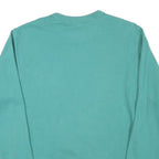 CHAMPION Mens Green Crew Neck S Cotton Blend Pullover Sweatshirt Casual Wear