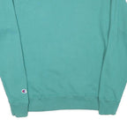 CHAMPION Mens Green Crew Neck S Cotton Blend Pullover Sweatshirt Casual Wear
