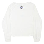 CHASE AUTHENTICS Womens White Jimmie Johnson Long Sleeve V-Neck T-Shirt XL