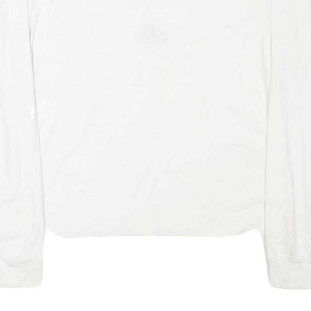 CHASE AUTHENTICS Womens White Jimmie Johnson Long Sleeve V-Neck T-Shirt XL