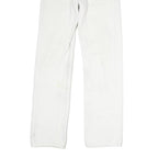 LEVI'S 501 Womens Jeans White Regular Straight Denim W26 L31 Classic Zip