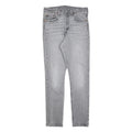 LEVI'S 501S Womens Jeans Grey Slim Skinny Denim Light W29 L30 Classic Button