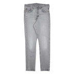 LEVI'S 501S Womens Jeans Grey Slim Skinny Denim Light W29 L30 Classic Button