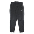 ADIDAS Mens Joggers Black & Grey Regular Tapered L W30 L27 Sportswear Track
