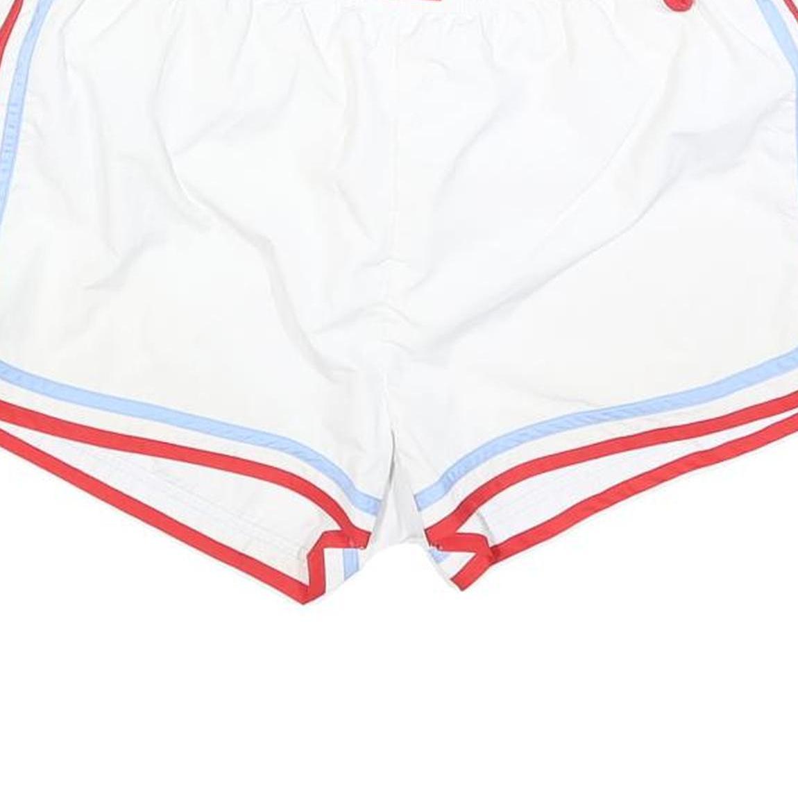 DIESEL Womens White & Red Casual Shorts M W28 Lightweight Design Comfort