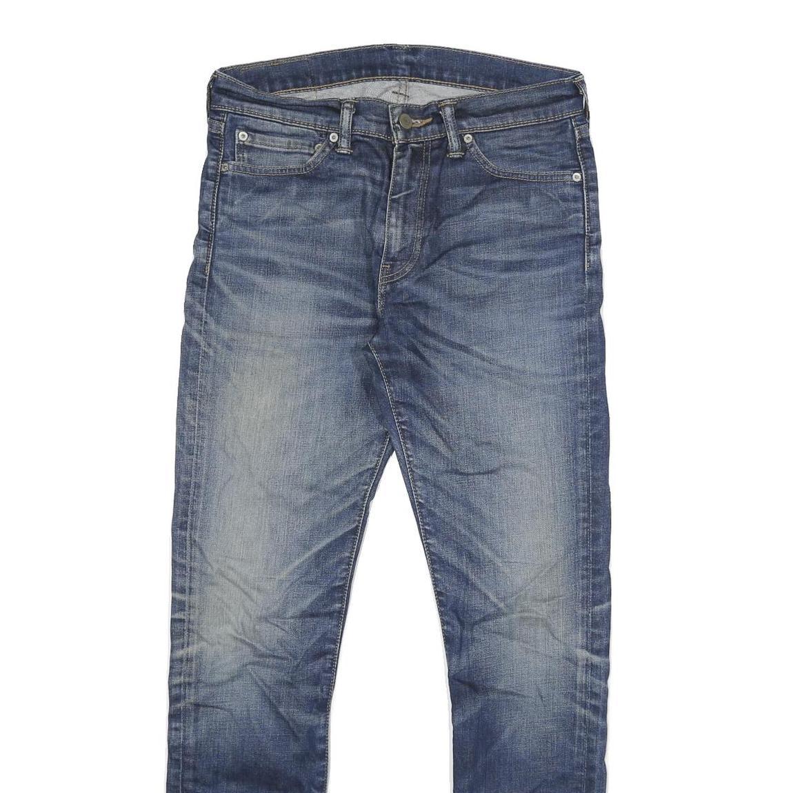 LEVI'S 510 Mens Slim Blue Denim Medium W32 L31 Slim Fit Zip Closure Jeans