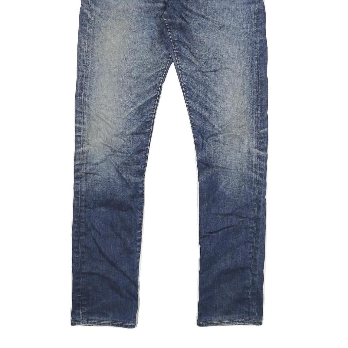 LEVI'S 510 Mens Slim Blue Denim Medium W32 L31 Slim Fit Zip Closure Jeans