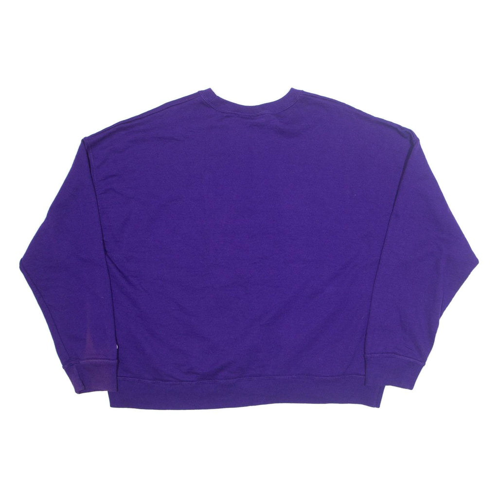 CHAMPION Womens Sweatshirt Purple XL