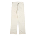 LEVI'S Womens Cotton Blend White Regular Straight Fit Trousers W28 L32
