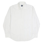 JOOP! Mens Shirt Cream Striped Long Sleeve L