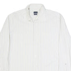 JOOP! Mens Shirt Cream Striped Long Sleeve L