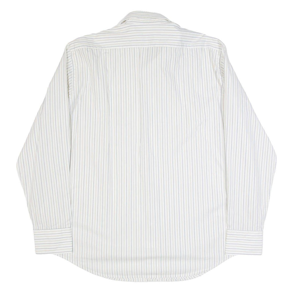 JOOP! Mens Shirt Cream Striped Long Sleeve L
