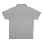 PUMA Mens Grey Short Sleeve Plain Polo Shirt M Cotton Sports Casual
