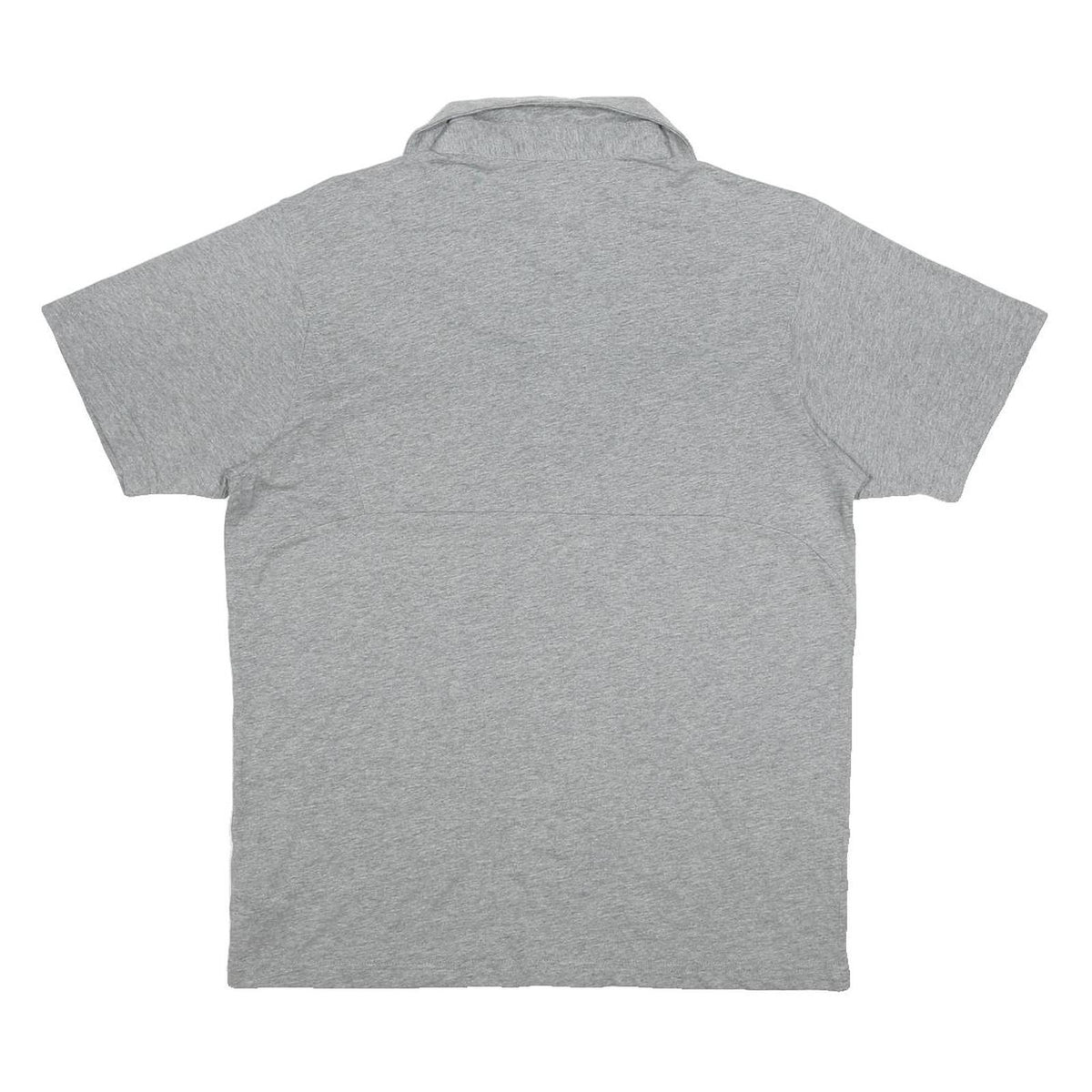 PUMA Mens Grey Short Sleeve Plain Polo Shirt M Cotton Sports Casual