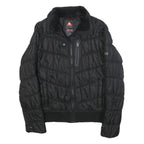 COLUMBIA Womens Black Outdoor Jacket XS Polyester Puffer Quilted Zip Pocket