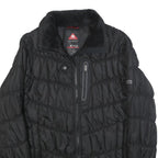 COLUMBIA Womens Black Outdoor Jacket XS Polyester Puffer Quilted Zip Pocket