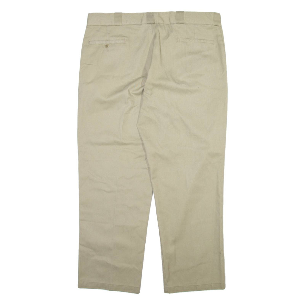 DICKIES 874 Workwear Mens Trousers Beige Regular Straight W38 L29