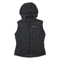 JACK WOLFSKIN Womens Black Outdoor Gilet S Polyester Blend Hooded Quilted
