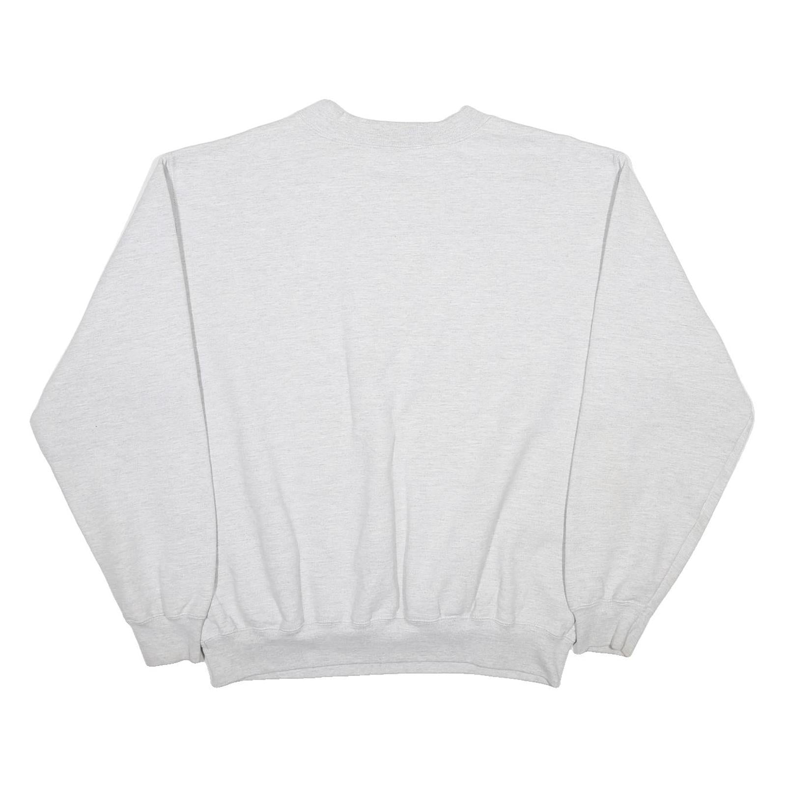 CARHARTT Mens Grey Crew Neck L Cotton Blend Sweatshirt Casual Pullover