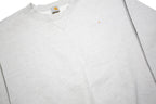 CARHARTT Mens Grey Crew Neck L Cotton Blend Sweatshirt Casual Pullover