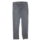 LEVI'S 511 Jeans Mens Grey Skinny Straight W32 L32