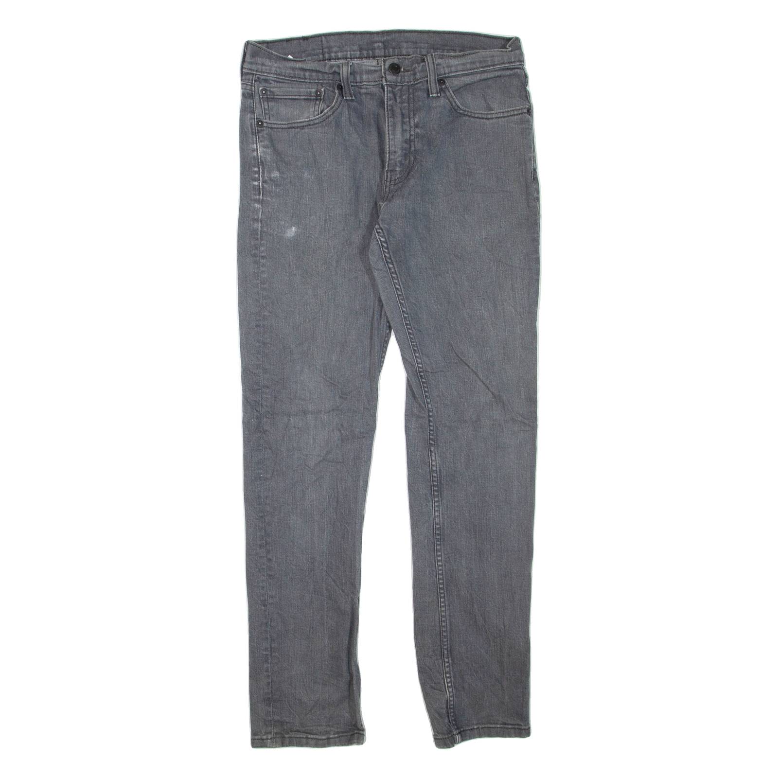 LEVI'S 511 Jeans Mens Grey Skinny Straight W32 L32