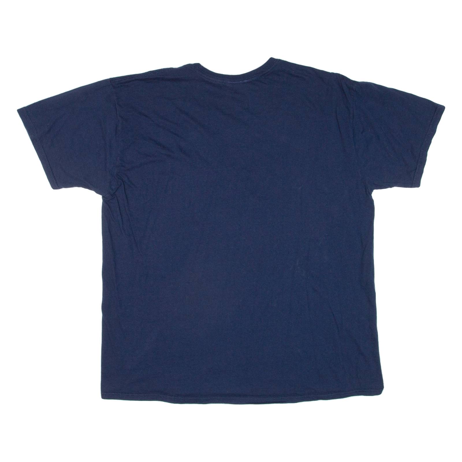 MAJESTIC Chicago Mens T-Shirt Blue USA XL