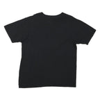 ADIDAS Mens Black Cotton Blend Graphic T-Shirt L Crew Neck Short Sleeve