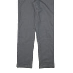 DICKIES Mens Cotton Blend Grey Regular Straight Trousers W28 L29 Workwear Zip