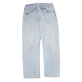 LEVI'S 501 Mens Jeans Blue Regular Straight Denim Light W28 L26 Classic Button