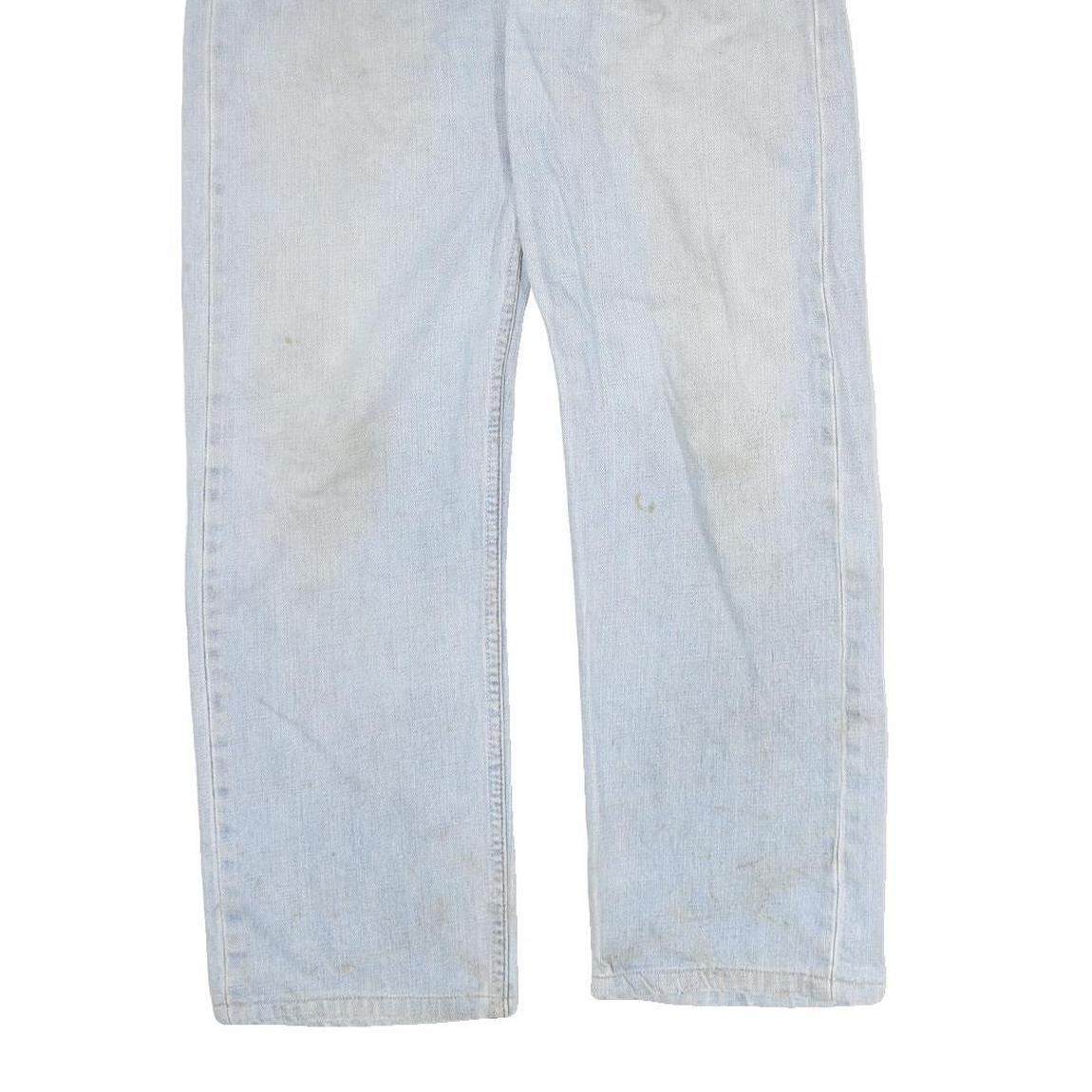 LEVI'S 501 Mens Jeans Blue Regular Straight Denim Light W28 L26 Classic Button