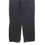 DICKIES Mens Relaxed Black Cotton Blend Denim Jeans W33 L32 Workwear Zip Closure
