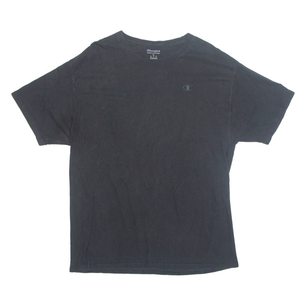 CHAMPION Mens T-Shirt Black XL