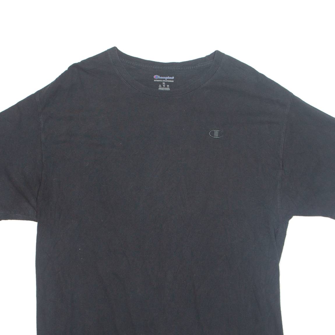 CHAMPION Mens T-Shirt Black XL