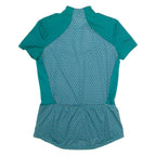 DECATHLON Cycling Womens Jersey Green 1/4 Zip M