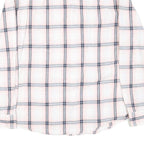 LEVI'S Mens White & Pink Check Cotton Blend Shirt L Casual Long Sleeve Classic