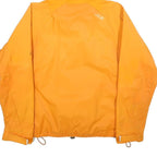 HELLY HANSEN Womens Yellow Outdoor Jacket M Polyester Hooded Zip Casual