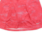 NIKE Womens Red Mini Cotton Blend Plain Skort M Sportswear Activewear Casual