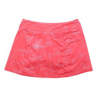 NIKE Womens Red Mini Cotton Blend Plain Skort M Sportswear Activewear Casual