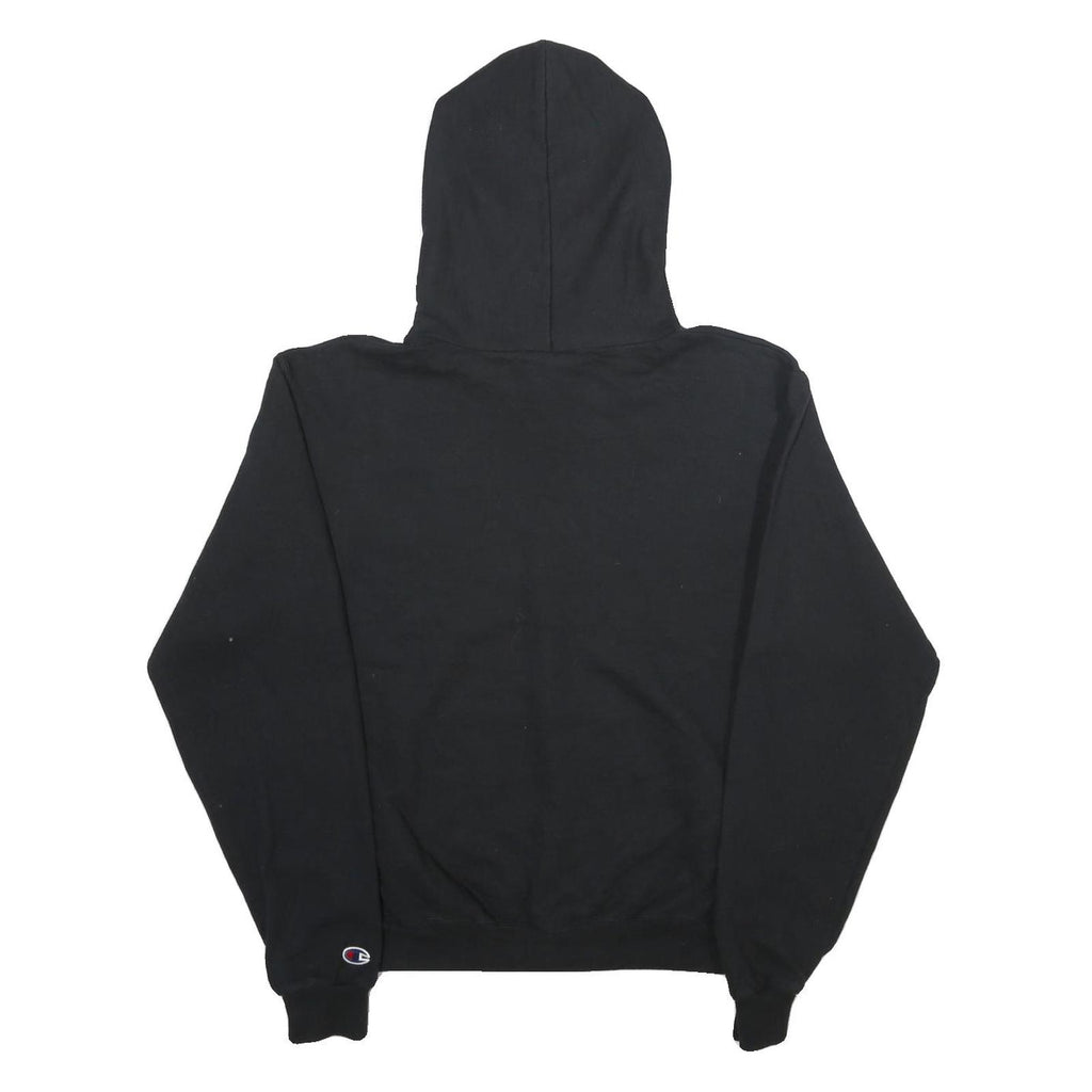 CHAMPION Mens Black Biola University Pullover Hoodie S Cotton Blend