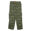 Camo Cargo Mens Trousers Green Regular Straight W28 L28