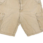 CARHARTT Mens Shorts Beige Casual Cargo Relaxed Fit L W36 Durable Cotton Blend
